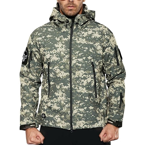 Army Outdoor Tactical Waterproof Softshell Fleece Jacket